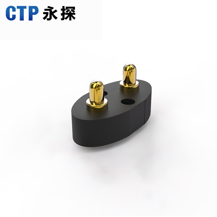 pogopin連接器彈簧探針連接器 智能手環(huán)充電線2pin 藍(lán)牙耳機頂針